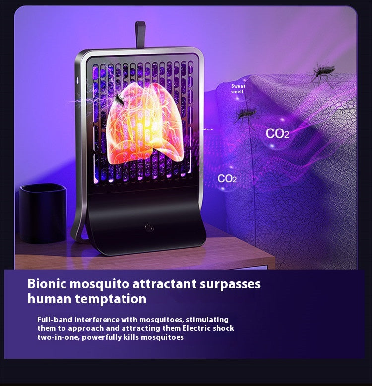 Lampe anti-moustiques portable 2 en 1, en métal, rechargeable ي الخارجي ، مصائد الذباب، مبيد الذباب، قاتل البعوض