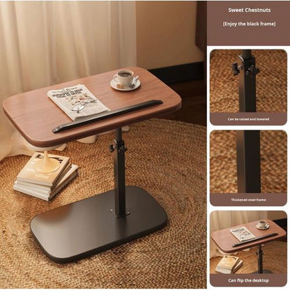 طاولة جانبية بتصميم زهرة مميز بطبقتين Table d’appoint moderne à double niveau avec étagère – Table basse pour salon et chambre
