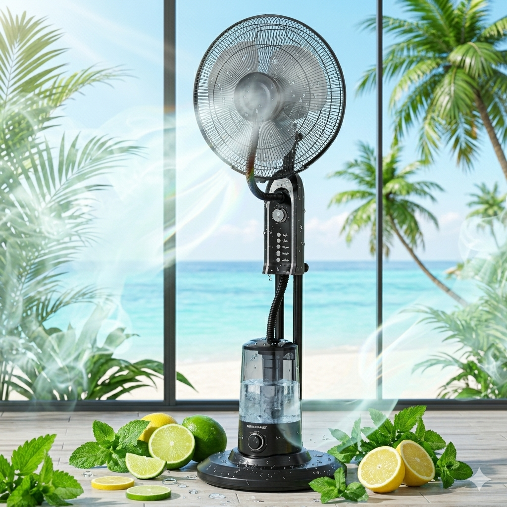 Refroidisseur d'air Portable, Climatiseur Mobile , Ventilateur Climatiseur Tactile À 3 Vitesses Et Fonctionnement Silencieux De L'humidificateur, pour La Maison, Le Bureau 45L