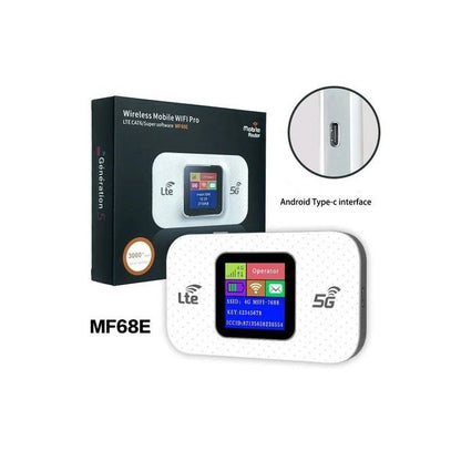 Modem routeur Mobile  ويفي محمول 5G / 4G LTE CAT6 WiFi 300Mbps avec carte SIM et écran 14h d'autonomie