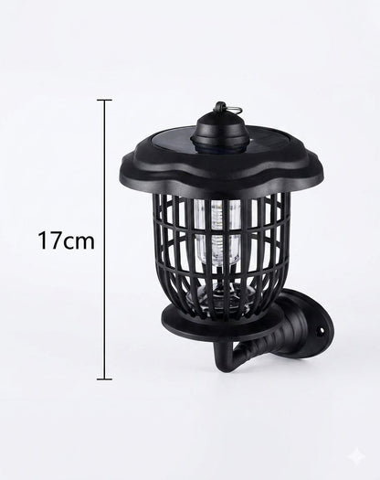 Lampe anti-moustique multifonctionnelle à énergie solaire 2-en-1 avec lumière attirant les moustiques مصباح قاتل البعوض يعمل بالطاقة الشمسية، مصباح LED و UV ثنائي الوظائف، مصيدة كهربائية للذباب والبعوض