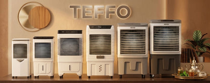 TEFFO Pro Air Cooler teffo tactile avec telecamande-    مكيف ومبرد   هواء صحراوي عالي الكفاءة مع جهاز التحكم عن بعد