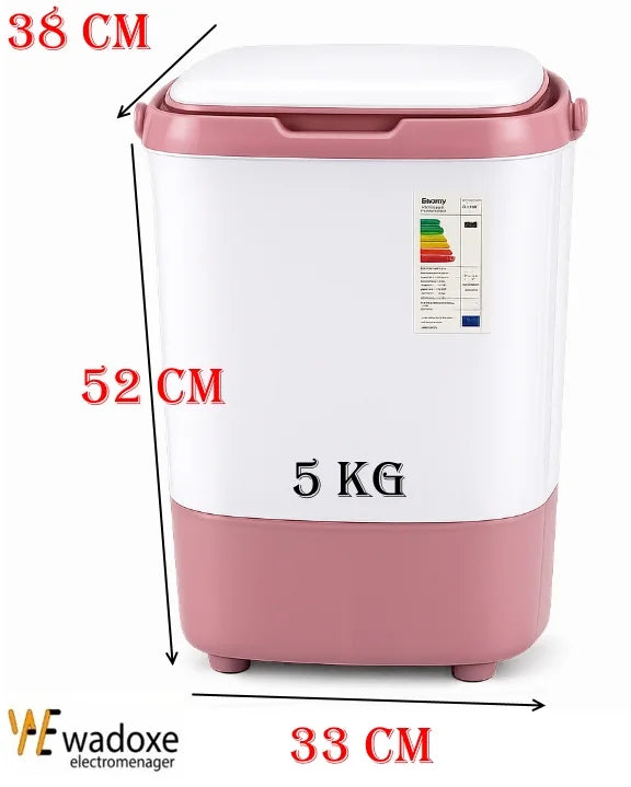 غسالة 5Kg محمولة للملابس الداخلية والأحذية - ORVICA MACHINE A LAVER 5KG