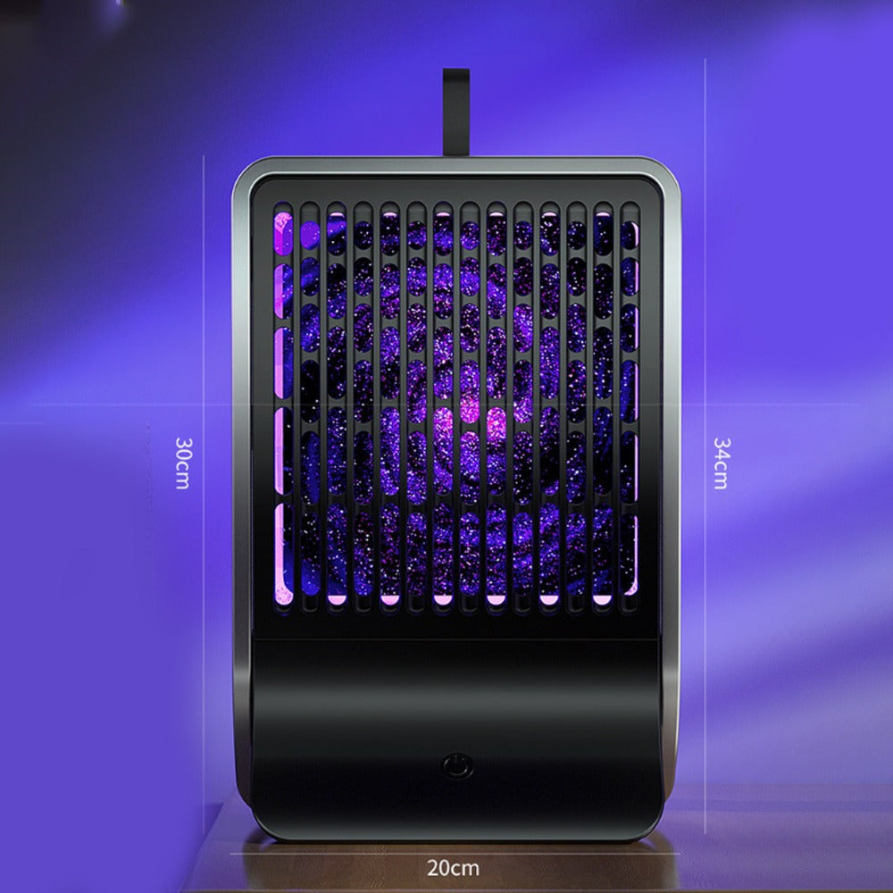 Lampe anti-moustiques portable 2 en 1, en métal, rechargeable ي الخارجي ، مصائد الذباب، مبيد الذباب، قاتل البعوض