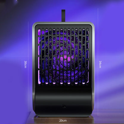 Lampe anti-moustiques portable 2 en 1, en métal, rechargeable ي الخارجي ، مصائد الذباب، مبيد الذباب، قاتل البعوض