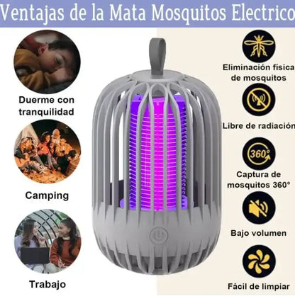 مصباح كهربائي مضاد للفطريات USB مزود بشبكة حماية من الأشعة فوق البنفسجية وشبكة حماية lampe anti moustique